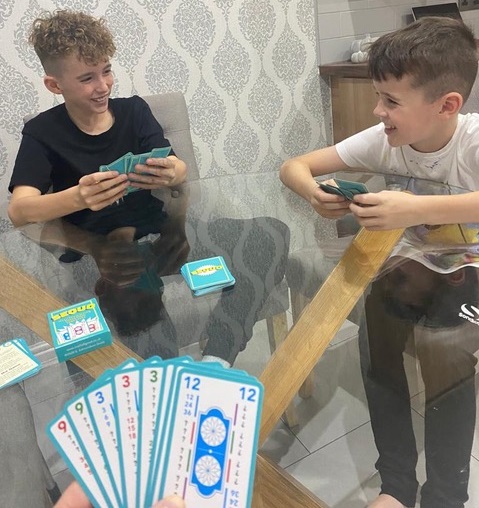 Children playing Sequo